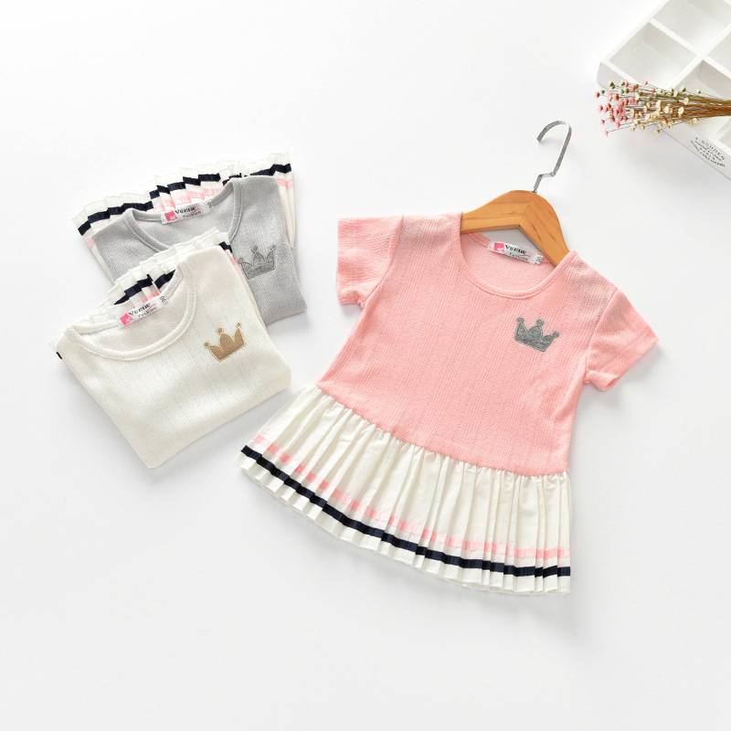 Wholesale new design high-quality children blouse and skirt