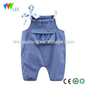 Excellent quality Summer Kids Clothes - Children trouser fashion girls overalls denim loose kids harem pants – LeeSourcing