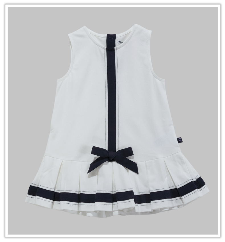 Cotton Kinderkleidung Kleinkind-Sommer-Kleider Beiläufiges Ein bessert Baby-Kleid