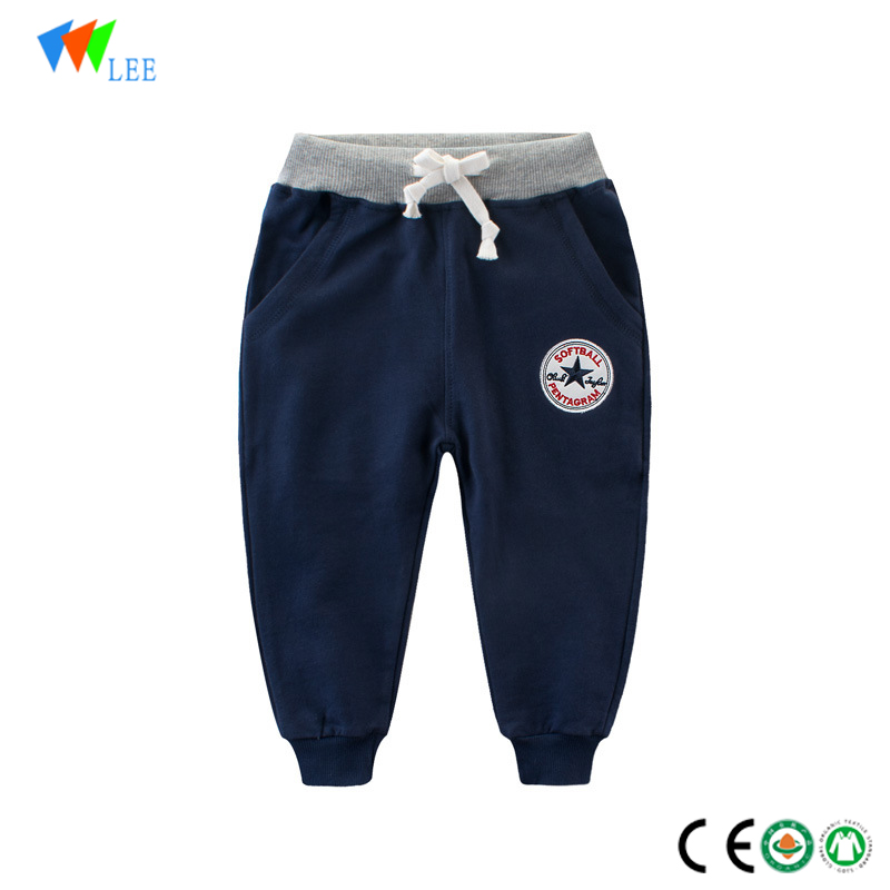wholesale new design fashion kids cotton clothes comfortable children boy pants