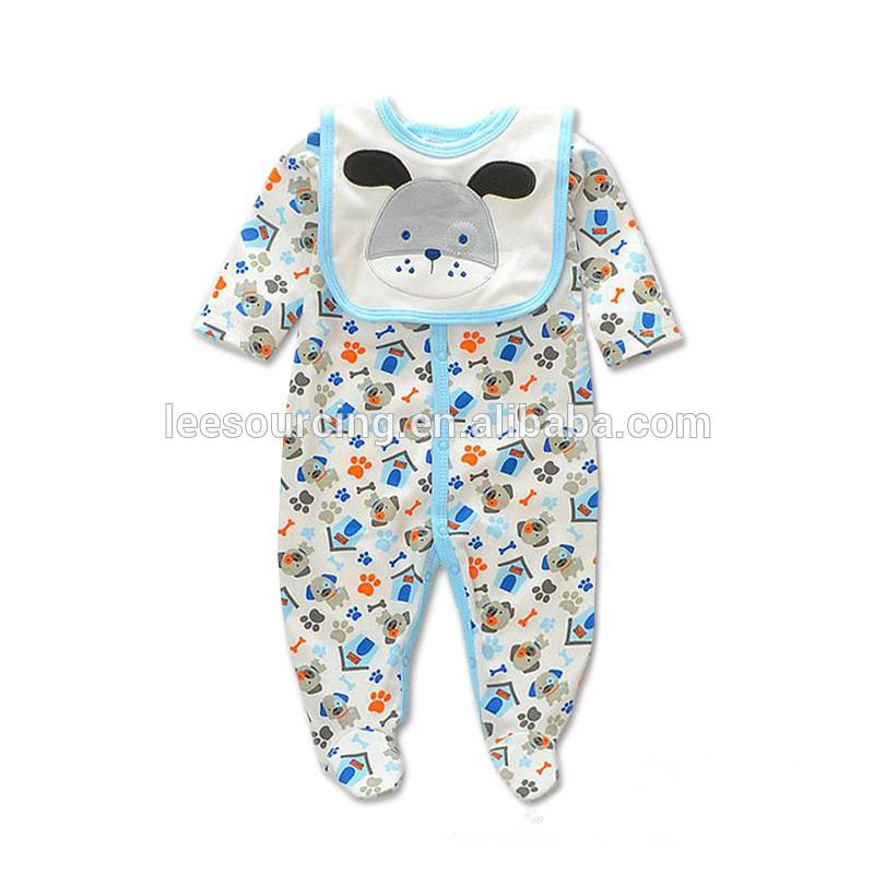 Kids Clothes Baby Bodysuit 100% Cotton Cartoon Baby 2 piece Layette Set Baby Playsuit