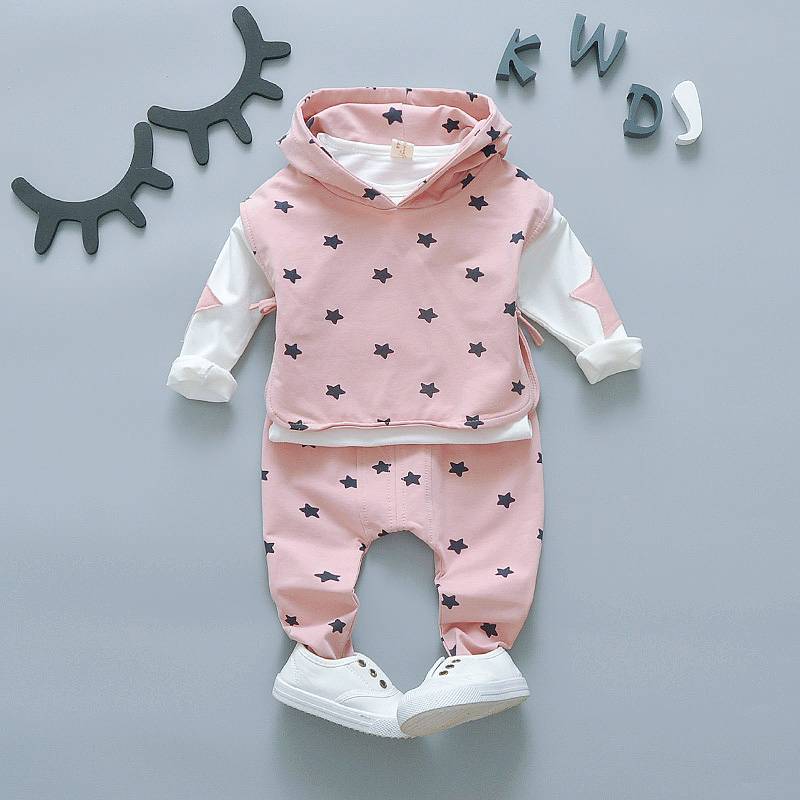 Hot Sale 3pcs baby boutique clothing sets cotton ruffle long sleeve for christmas