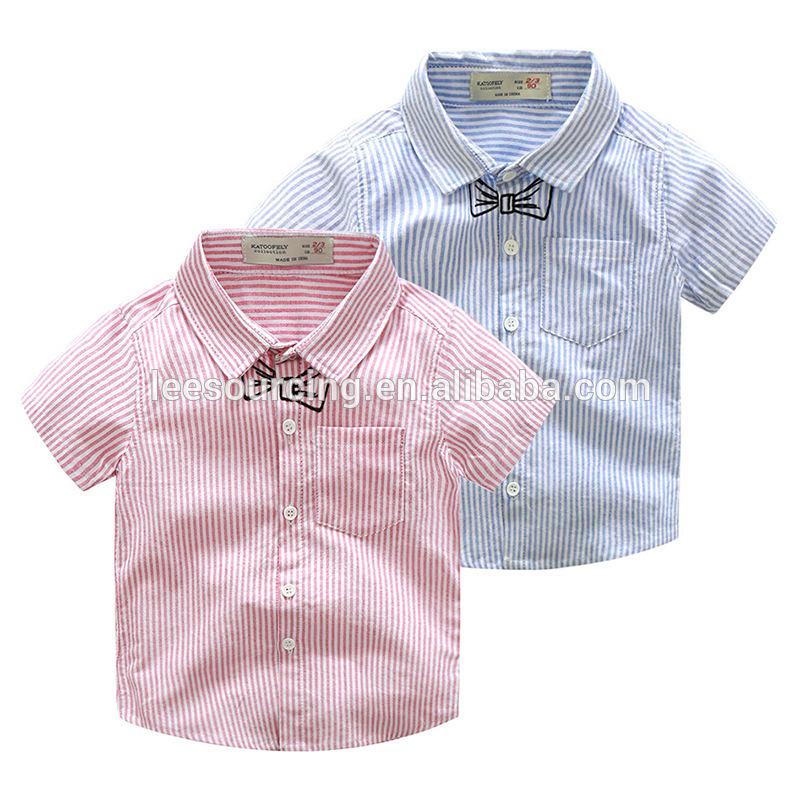 Wholesale summer new style soft blouse casual boys kids blouse