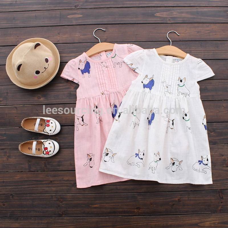 Factory Price Kids Thong - Wholesale summer cotton printing baby girl shirt dress – LeeSourcing