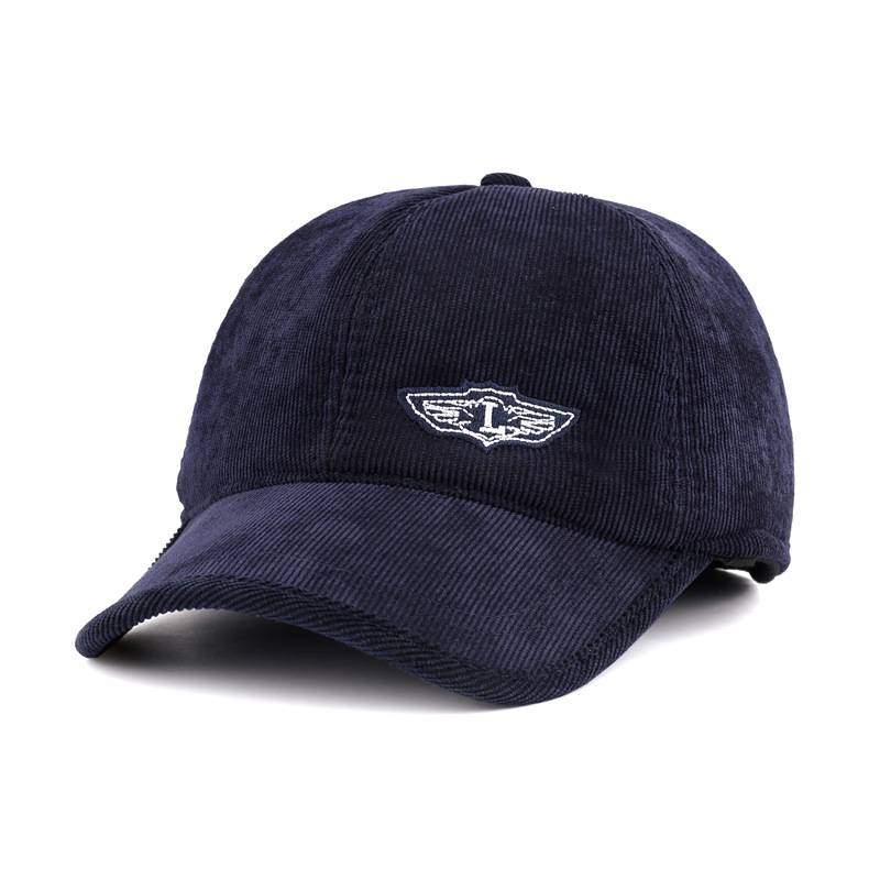new design fashionable wholesale embroidery corduroy baseball dad  cap