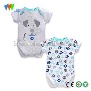 Wholesale Price New Style Boys Pants - baby cotton romper kids short sleeve custom printing romper – LeeSourcing