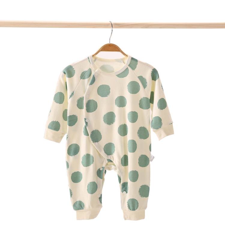 Simple High Quality Long Sleeve Baby Romper Suit