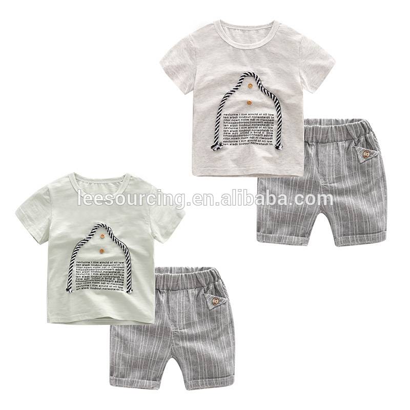 OEM Manufacturer Boy Shirt And Pant Set - Wholesale cotton clothes for little boys sport kids clothing – LeeSourcing