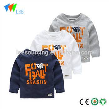 New Style Long Sleeve Kids T Shirts Wholesale Custom Children Clothes
