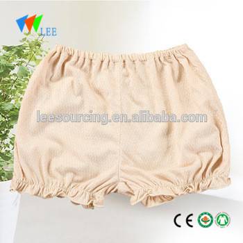 Baby organic Cotton shorts ruffle bloomer custom printed kids leggings