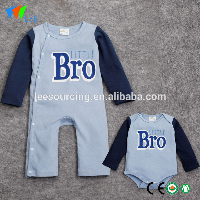 Baby cotton body suit onesie Infant long sleeves and short sleeves set jumpsuit for spring