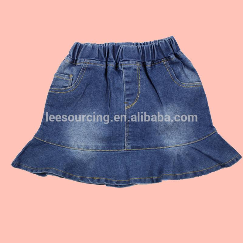 Manufacturing Companies for Multicolor Icing Legging - Wholesale summer cotton denim children girls dress – LeeSourcing