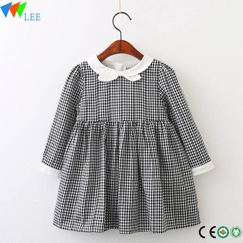 2018 Fashion Boutique New Kids Dress Girls Casual Frock for spring