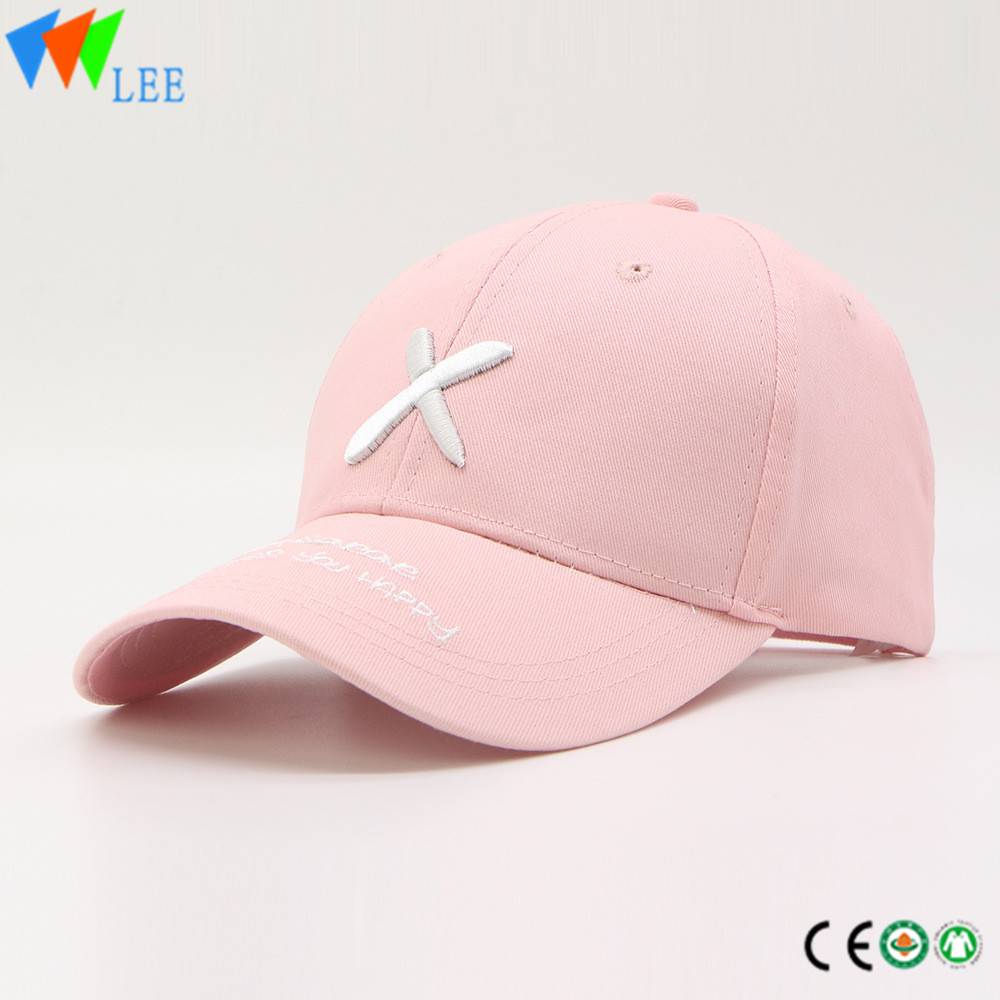 Factory Promotional Child Short - wholesale 100% cotton 6 panel baseball cap adjustable custom logo – LeeSourcing