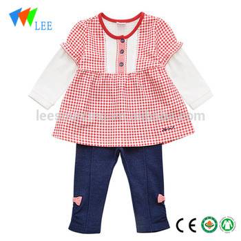 baby girl boutique clothing 2 pcs swing top sets
