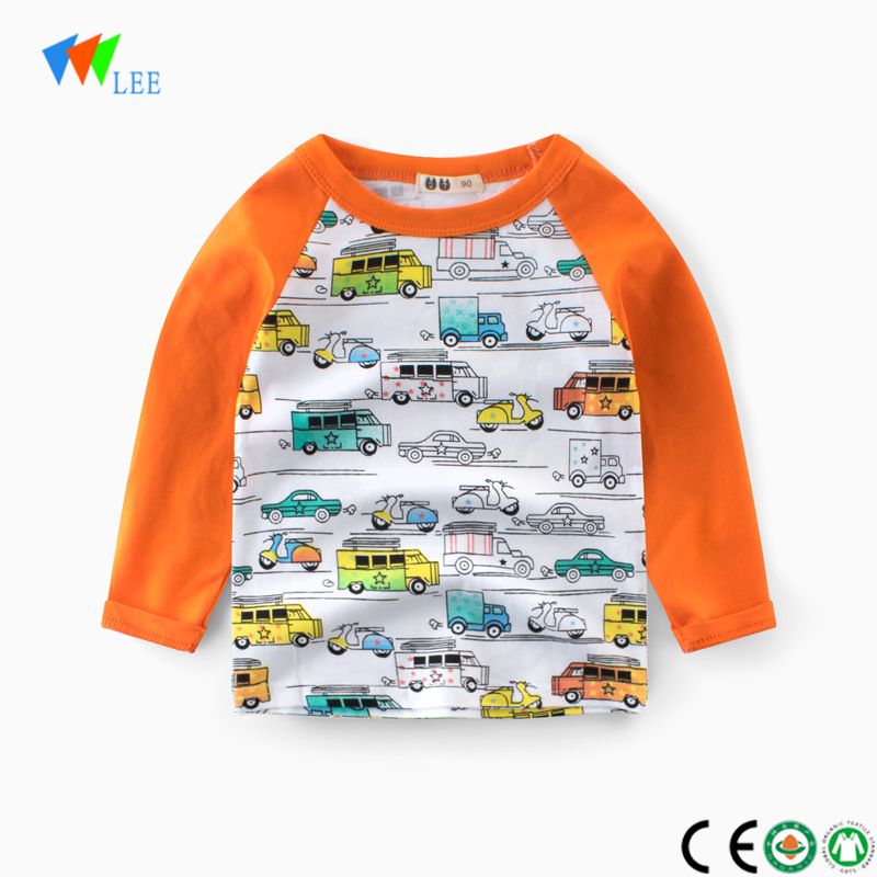 Discountable price Gift Clothes Baby Box - Wholesale summer new style long sleeve organic cotton T-shirt casual boys kids t shirt baby – LeeSourcing