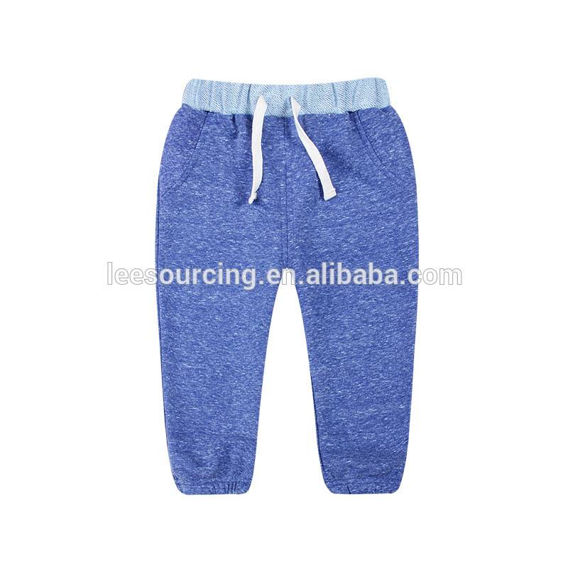 Spring style kids boys pants ankle banded children trousers