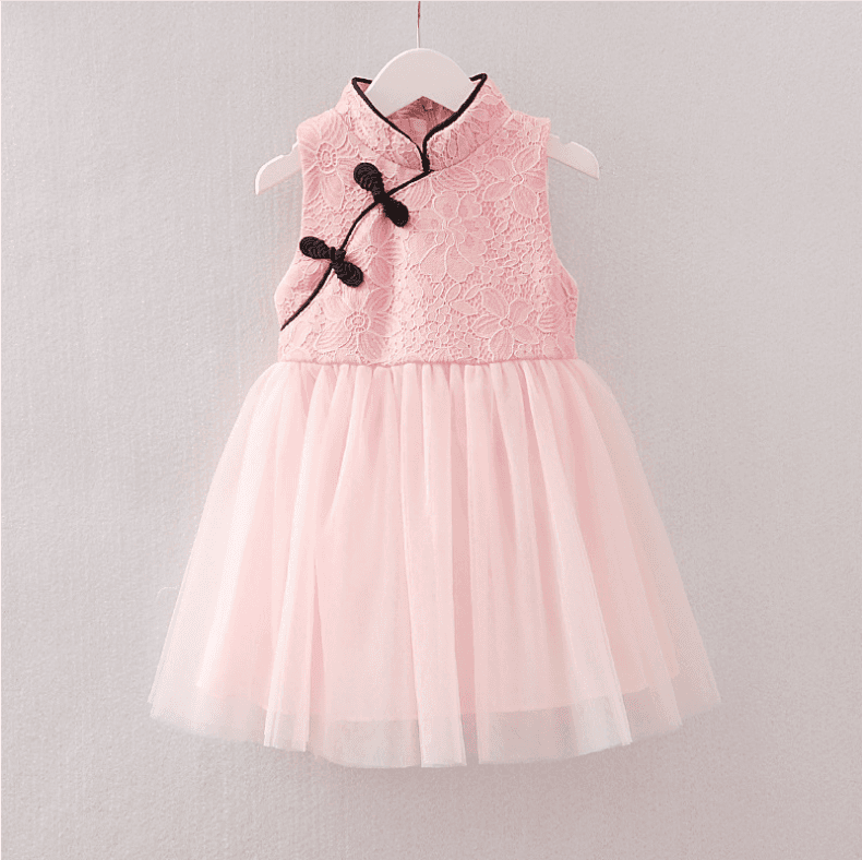 Leading Manufacturer for Boys Clothes Set - 2017 Lovely Cartoon Kid Clothes Breathable Cotton Fancy Pink kids vest dress – LeeSourcing