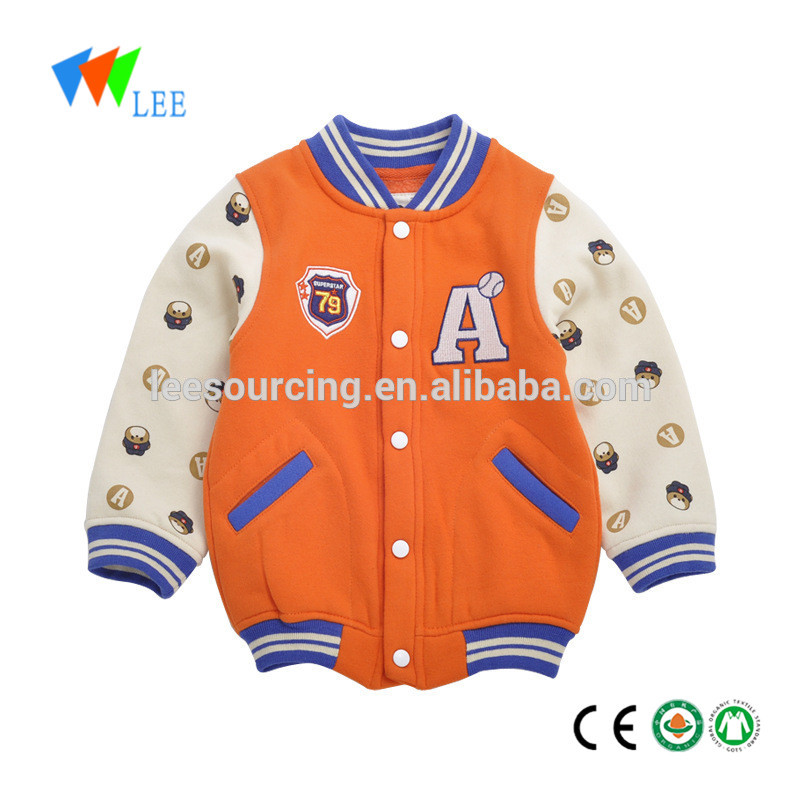 anyar jaket desain lanang dicekel bocah Varsity olahraga jaket wholesale enggak