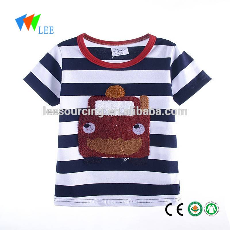 Leading Manufacturer for Wholesale Children Pant - Wholesale striped casual style short sleeve for boys t shirt children – LeeSourcing