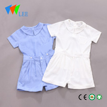 OEM Supply Short Harem Pants - blue white baby girl shirt one piece – LeeSourcing