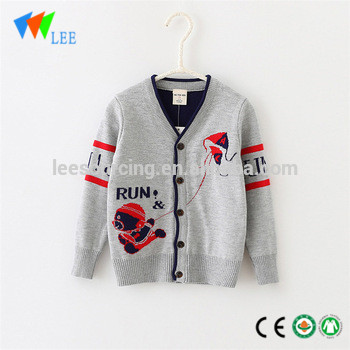 China New Product Boys Striped T Shirt - Woolen sweater designs knitting patterns for children cardigan – LeeSourcing