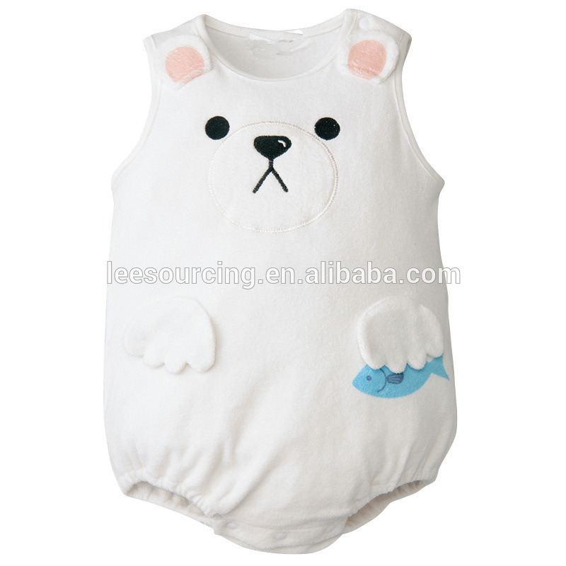 Cute baby clothing personal design vest clothes infant cotton toddler vest romper