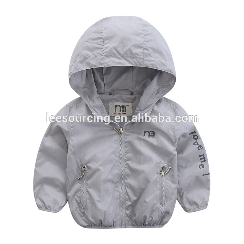 Wholesale hoge kwaliteit met een kap jas kinderkleding kinderen