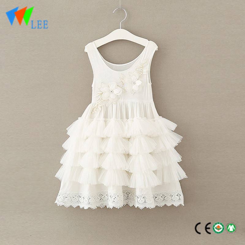 Chinese Professional Kid Pants - 100% cotton summer girl lace dress tutu dress – LeeSourcing