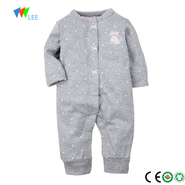 Europe style for 100% Cotton Clothes - wholesale 100% cotton newborn long sleeve baby clothes romper – LeeSourcing