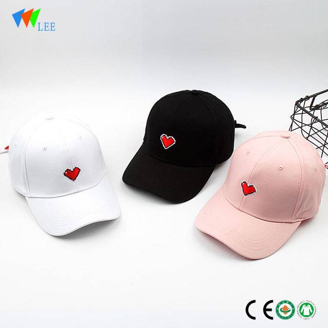 fashion design new cotton custom logo baseball cap manufacturer