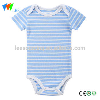 Високо качество Fancy Strip бебешки и детски дрехи от 100% памук ританки Бебешки Бебета Малките деца Onesie