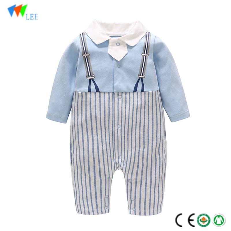 Hot sale Factory Bottom Pants - New navy style wholesale & OEM high quality cotton baby boy romper – LeeSourcing