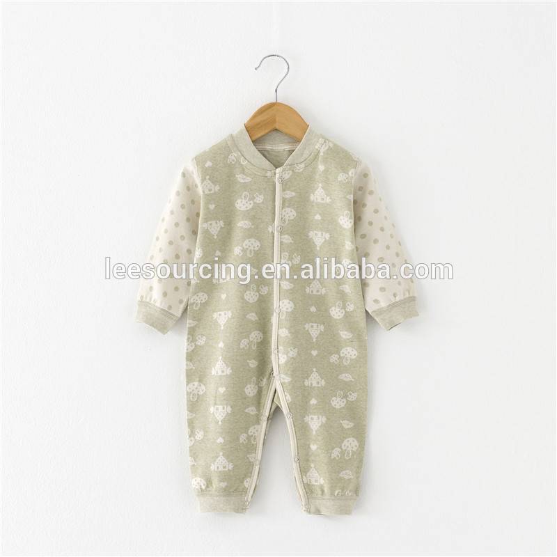 Търговия на едро бебе органични дрехи бебе боди органичен памук бебе гащеризон комплект