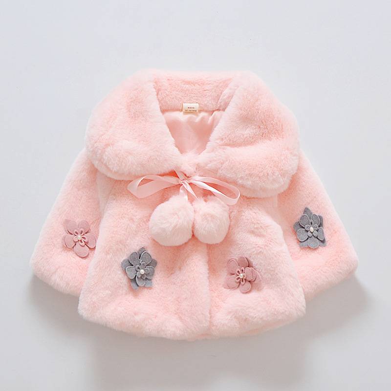 2017 child clothing kids winter coats baby girls fleece jacket