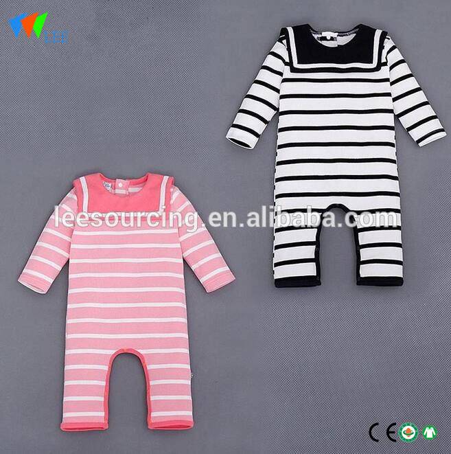 8 Year Exporter Jogging Pants Men - Navy style striped high quality soft baby playsuit – LeeSourcing