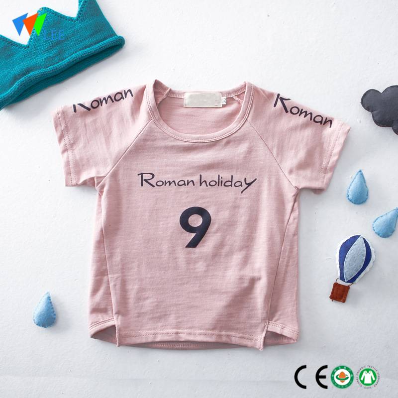 Fast delivery Baby Care - New style children's summer short-sleeved cotton baby boys t-shirt printing – LeeSourcing