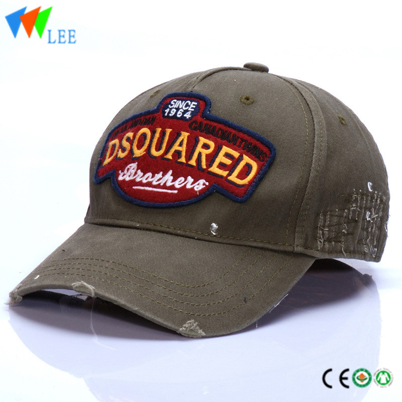 wholesale custom logo baseball cap fastener fitted flames