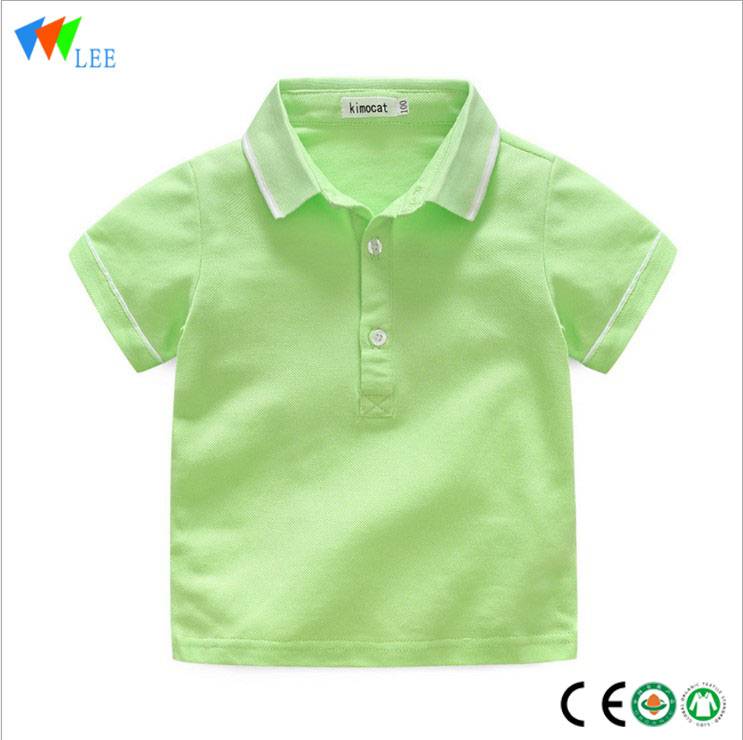 Factory Price Hot Sale Icing Shorts - baby boys fashion polo t shirt with collars custom striped t shirt – LeeSourcing