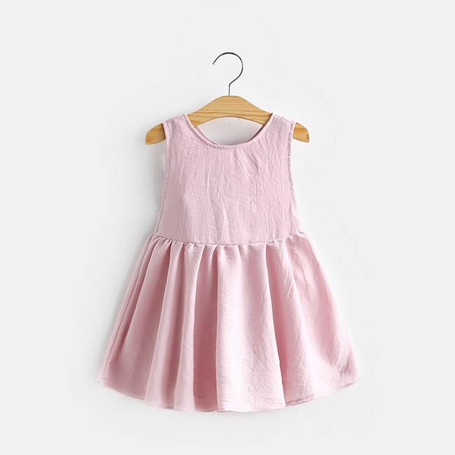 Low Price New Design Braces Cotton Baby Dress