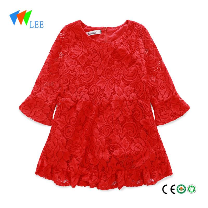 Wholesale hot sale cotton baby clothing girls dresses one piece