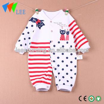 Chinese Professional Kid Pants - Wholesale Baby Cotton Romper Cute Jumpsuit Long Sleeve Baby Onesie – LeeSourcing