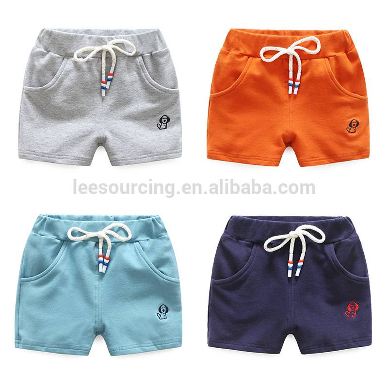Wholesale summer cotton printing boys children beach shorts