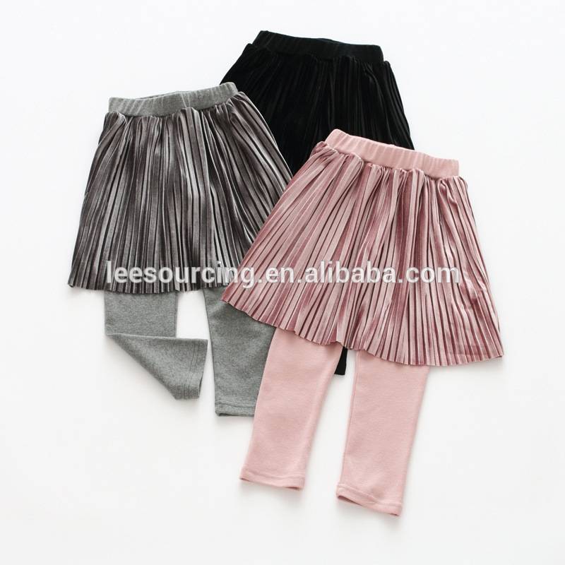 Autumn new style girls cotton pantskirt leggings wholesale