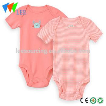 factory customized Short Pants For Girls - China Infant Girls Striped 3Pcs Set Carters Baby Bodysuit Manufacturers – LeeSourcing