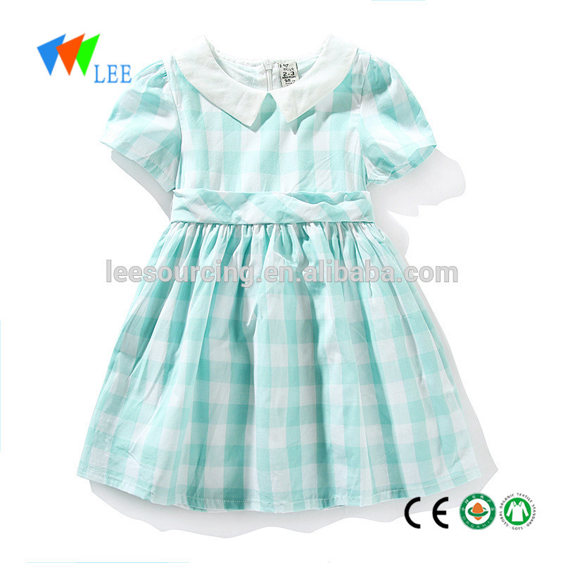 Online Exporter Fitness Girls Beach Pants - New fashion doll plaid girl 2 year old girl dress – LeeSourcing