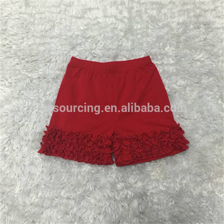 Wholesale Dealers of Children Boutique Clothes - Wholesale icing pants cotton stripe baby ruffle clothes girls toddler solid costume infants children shorts – LeeSourcing