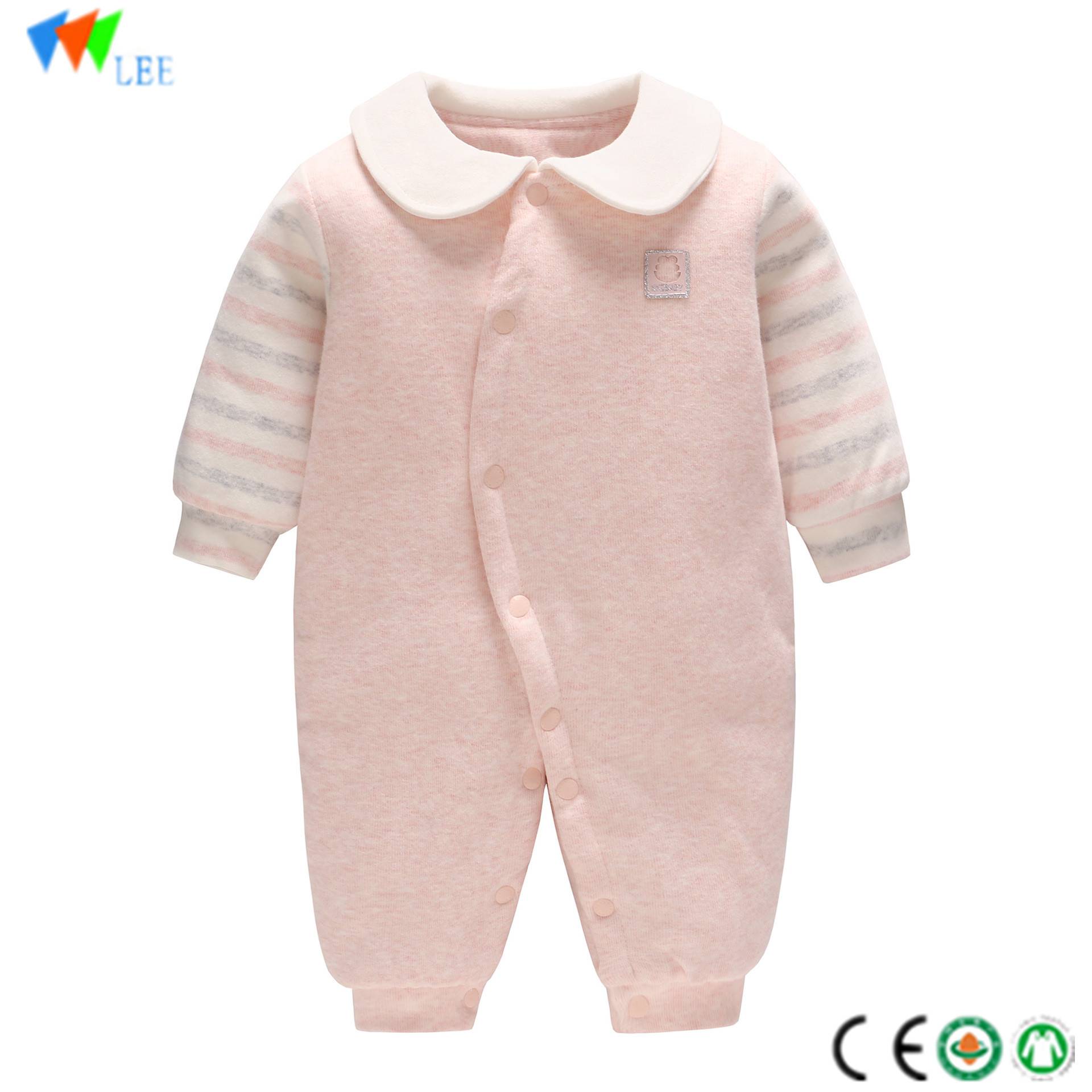Factory selling Newborn Baby Outfit - wholesale New style & OEM high quality cotton cute baby thicken romper – LeeSourcing