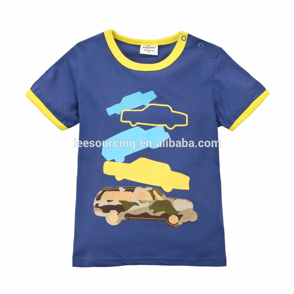 Wholesale kids clothes children casual style custom printing t shirt baby boys t shirt