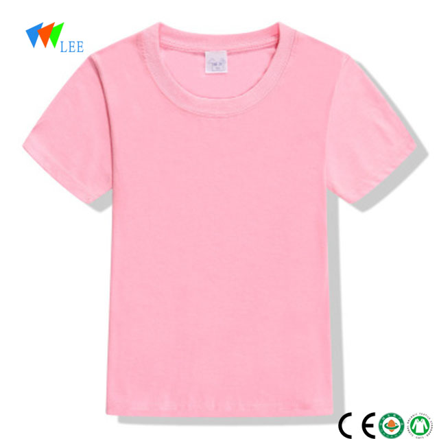0-2T wholesale blank fashion cotton baby kids t-shirt